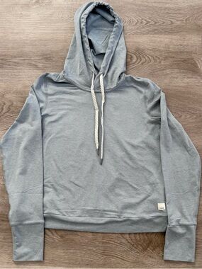 Vuori Halo Performance Hoodie Womens 2XS XXS Light Blue VW226 Pullover